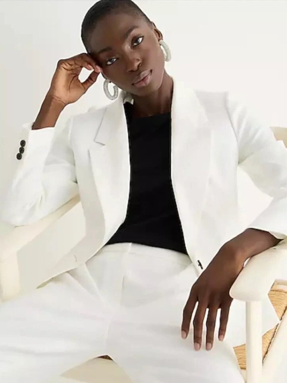 J. Crew Parke Stretch Linen Blazer